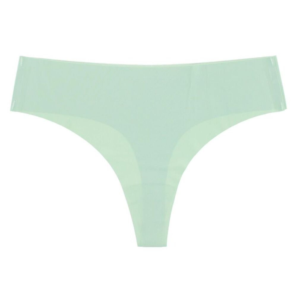 CTM Women's No-Show Smooth Stretch Comfort Thong